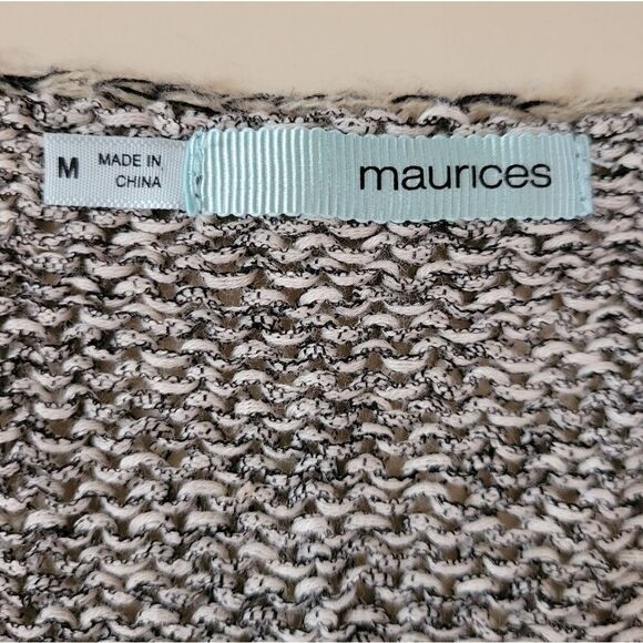 Maurices Women's Deep V-neck Long Sleeve Drop-tail Sweater - Picture 2 of 13